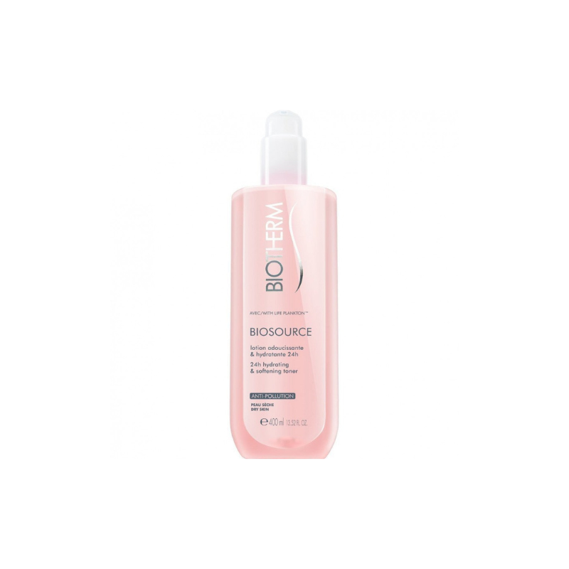 Biotherm-Biosource-Hydra-Mineral-Lotion-Softening-Water-400ml-Trockene-Haut