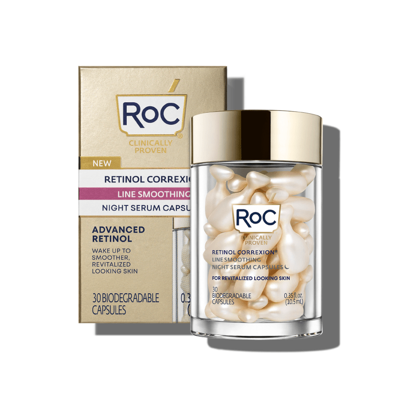 Roc-Retinol-Correxion-Linien-Glattendes-Nacht-Serum-10-5-ml-30-Kapseln
